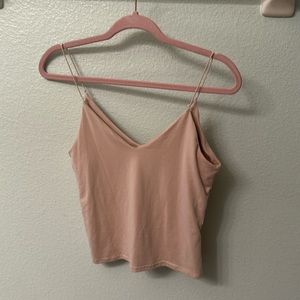 Short, tan tank